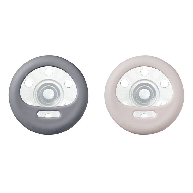 Tommee Tippee 2pk Breast Like Soother 6-10 Months - Cedar/Slate