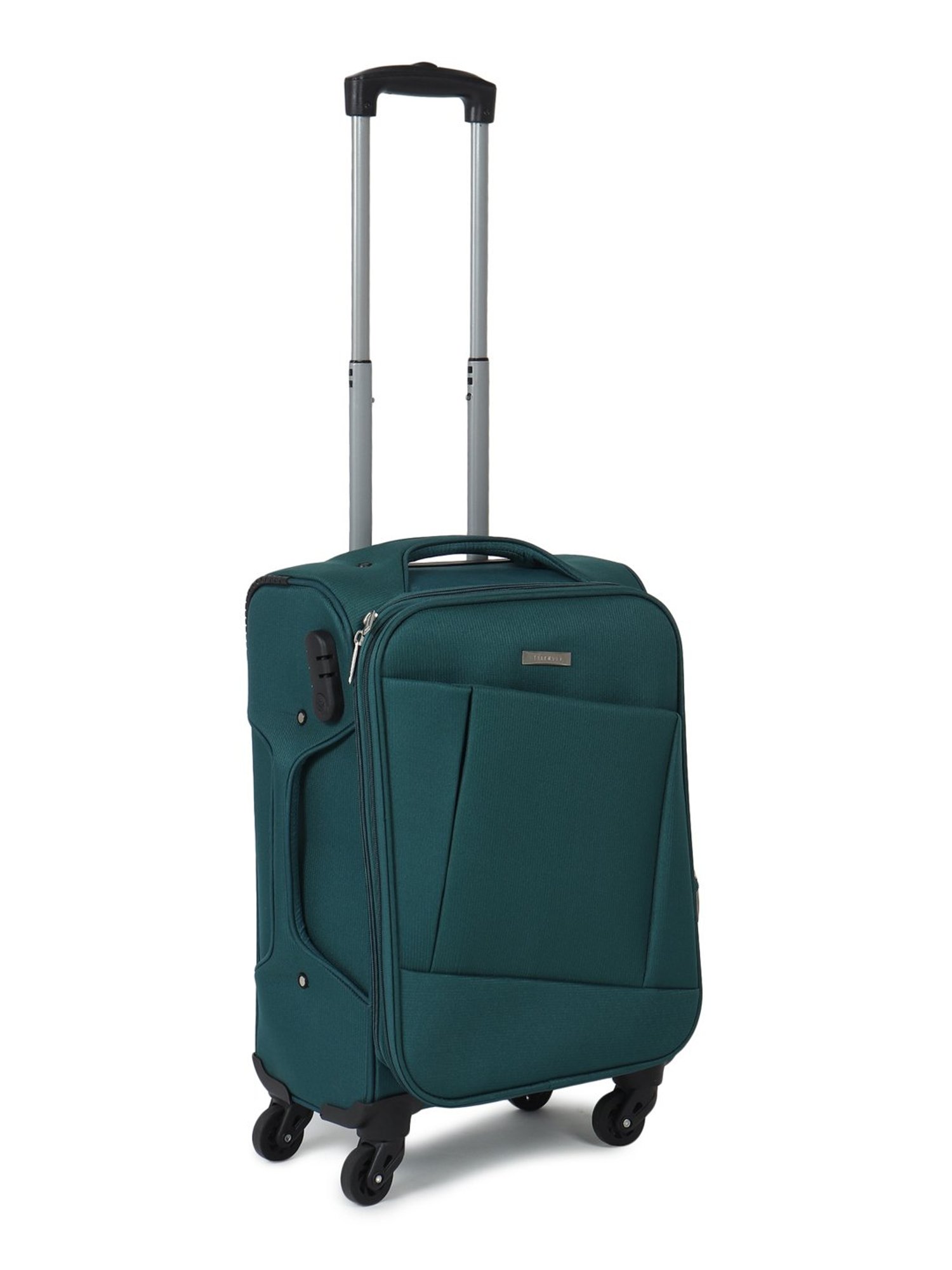 Assembly Green Textured Small Cabin Trolley - 20 inch