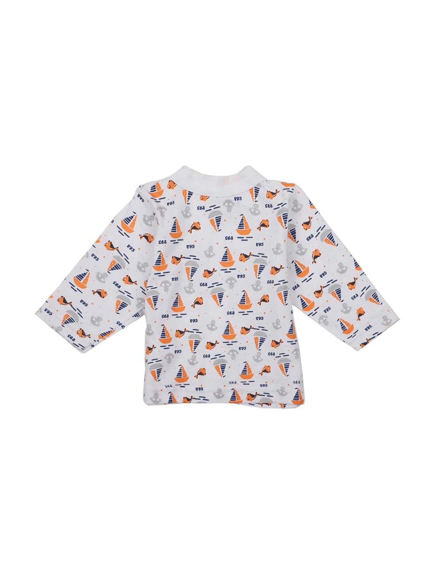 Bodycare Kids Multicolor Cotton Printed Full Sleeves T-Shirts (Pack of 6)