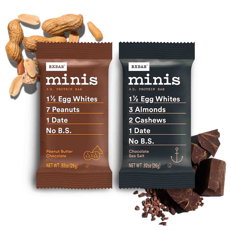 RXBAR Minis Chocolate Sea Salt & PB Chocolate Variety Pack - 9.15oz/10ct