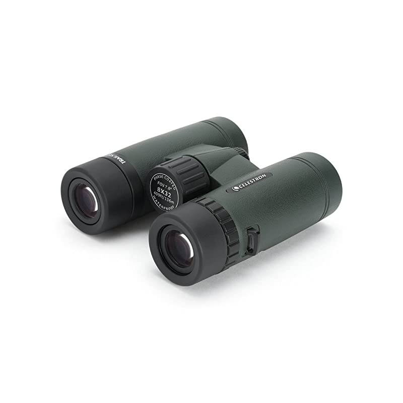 TrailSeeker 8x32 Binoculars Fully MultiCoated Optics Binoculars for Adults Phase and Dielectric Coated BaK4 Prisms Waterproof amp Fogproof Rubber Armored 65 Feet Close Focus