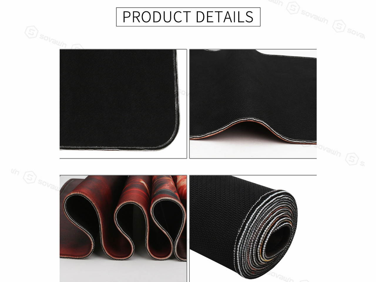 Sovawin XXL Mousepad Rubber Mouse Mat Gaming Mouse Pad Anime Tokyo Ghoul Large XXL Mousepad Gamer Speed Locking Edge Computer Pads