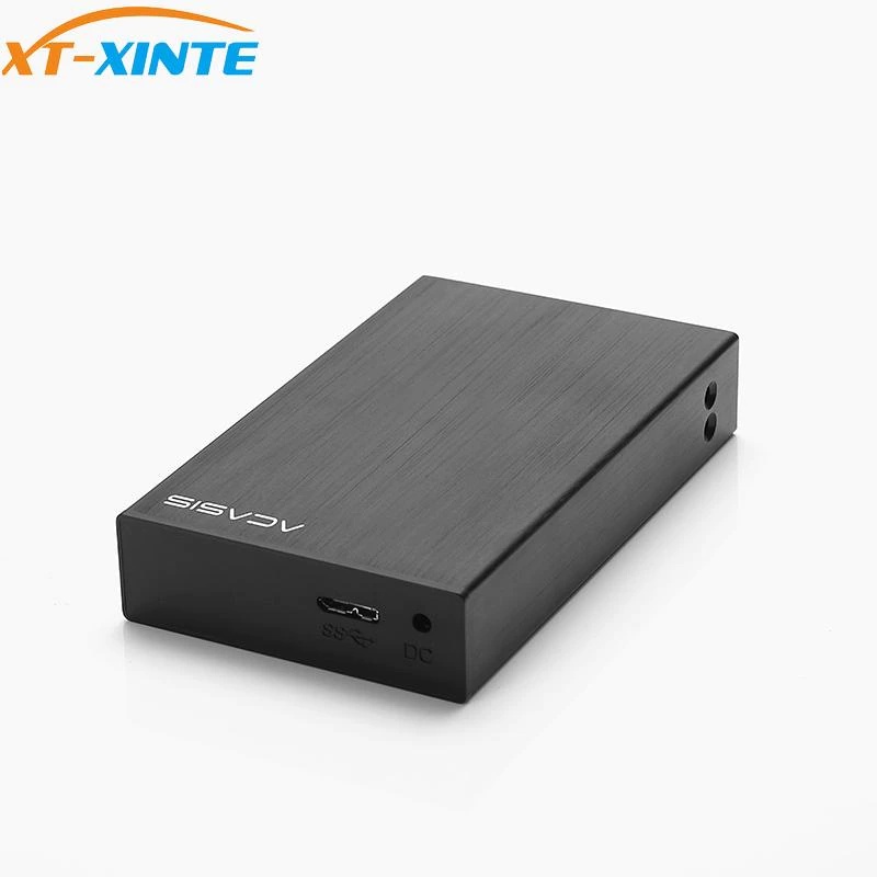 Aluminum DT-S2 2-Bay USB3.0 2.5-Inch Dual Hard Drive Disk Raid Enclosure Support 2TB HDD RAID0 / RAID1 /JBOD /SPA