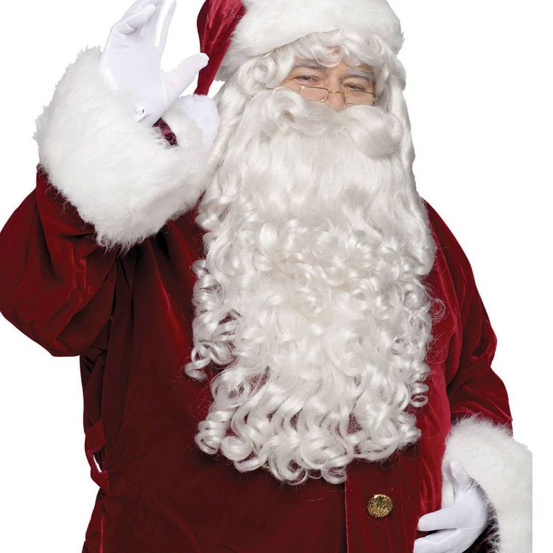 Santa Super Deluxe Costume Wig and Beard