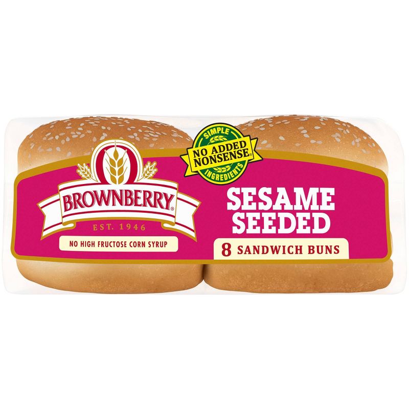 Sunbeam Jumbo Seeded Buns - 8ct/20oz