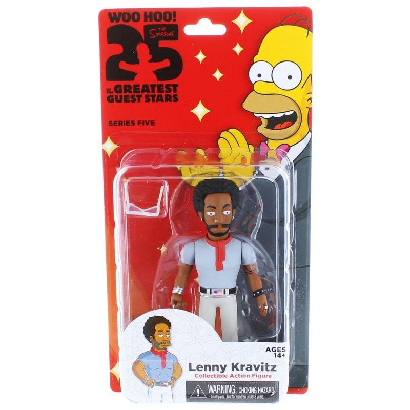 Neca Neca The Simpsons 25th Anniversary Series 5 Lenny Kravitz 5" Action Figure