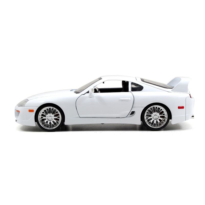 Jada Toys Fast & Furious 1995 Toyota Supra Die-Cast Vehicle 1:24 Scale Glossy White