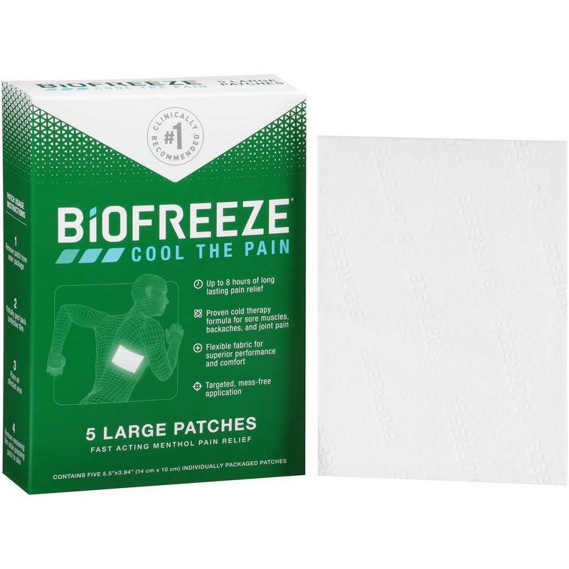 Biofreeze Pain Relieving Patch - 5pk