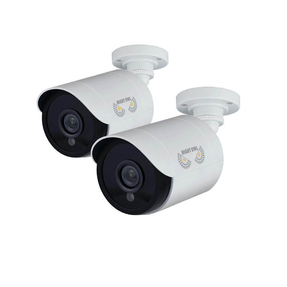 NIGHT OWL CAM-2PK-HDA10W-BU 1080P HD Analog Bullet Cam 2Pk