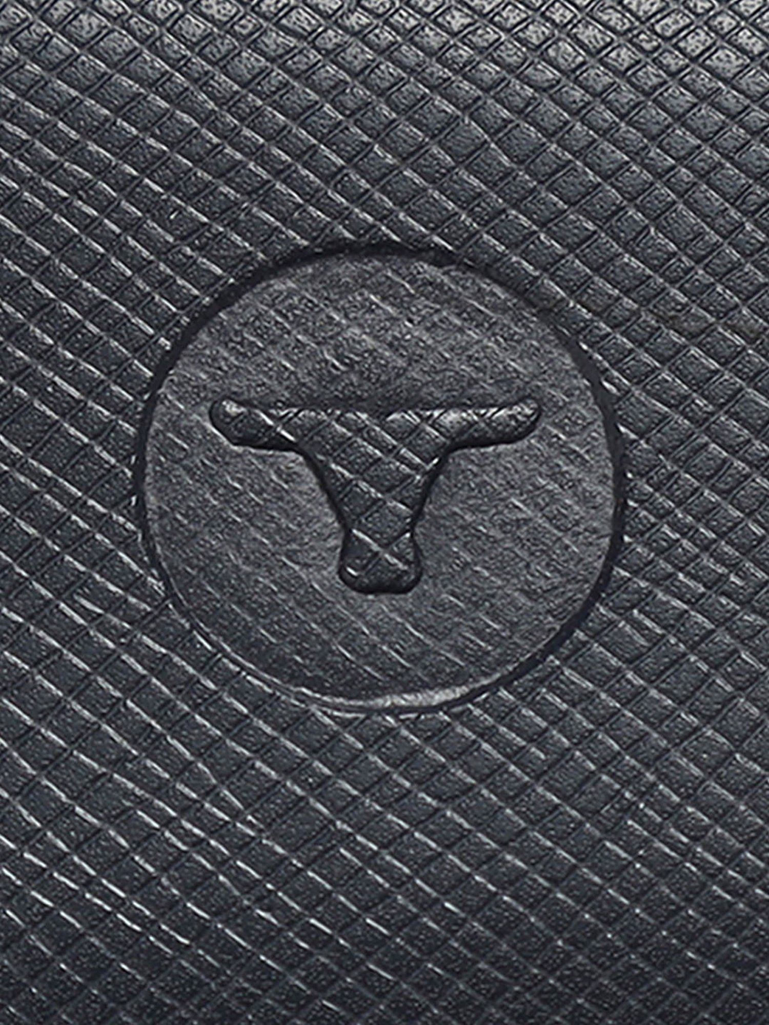 BULCHEE Blue & Black Leather Reversible Formal Belt for Men