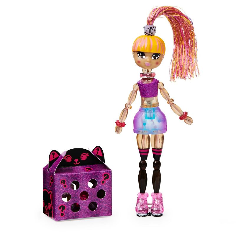 Twisty Girlz Krystal Kool Transforming Doll to Collectible Bracelet with Mystery Twisty Petz