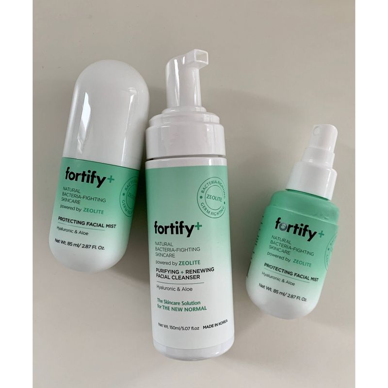 Fortify+ Natural Bacteria-Fighting Skincare Purifying and Renewing Facial Cleanser - 5.07 fl oz