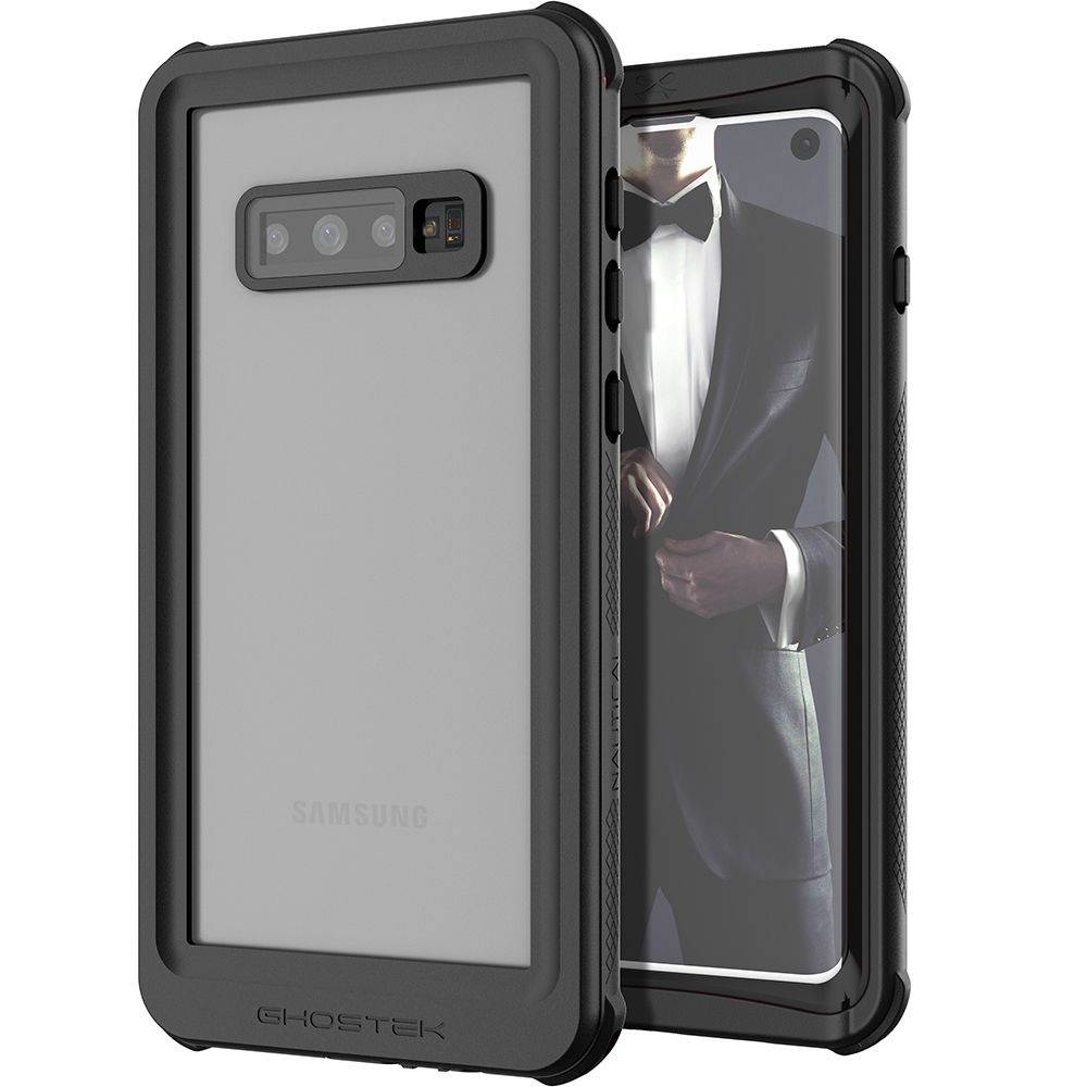 Ghostek Nautical Galaxy S10e Waterproof Case with Screen Protector Super Heavy Duty Protection Rugged Shockproof Full Body Underwater Watertight Seal Cover for 2019 Galaxy S10e (5.8 Inch) - (Black)