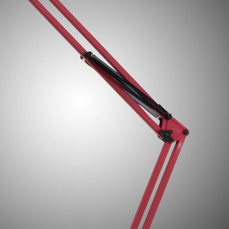 Lite Source Swing-Arm 1 Light Desk Lamp Red - Lite Source