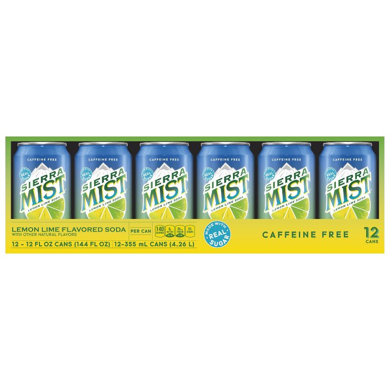 Sierra Mist Soda - 12pk/12 fl oz Cans