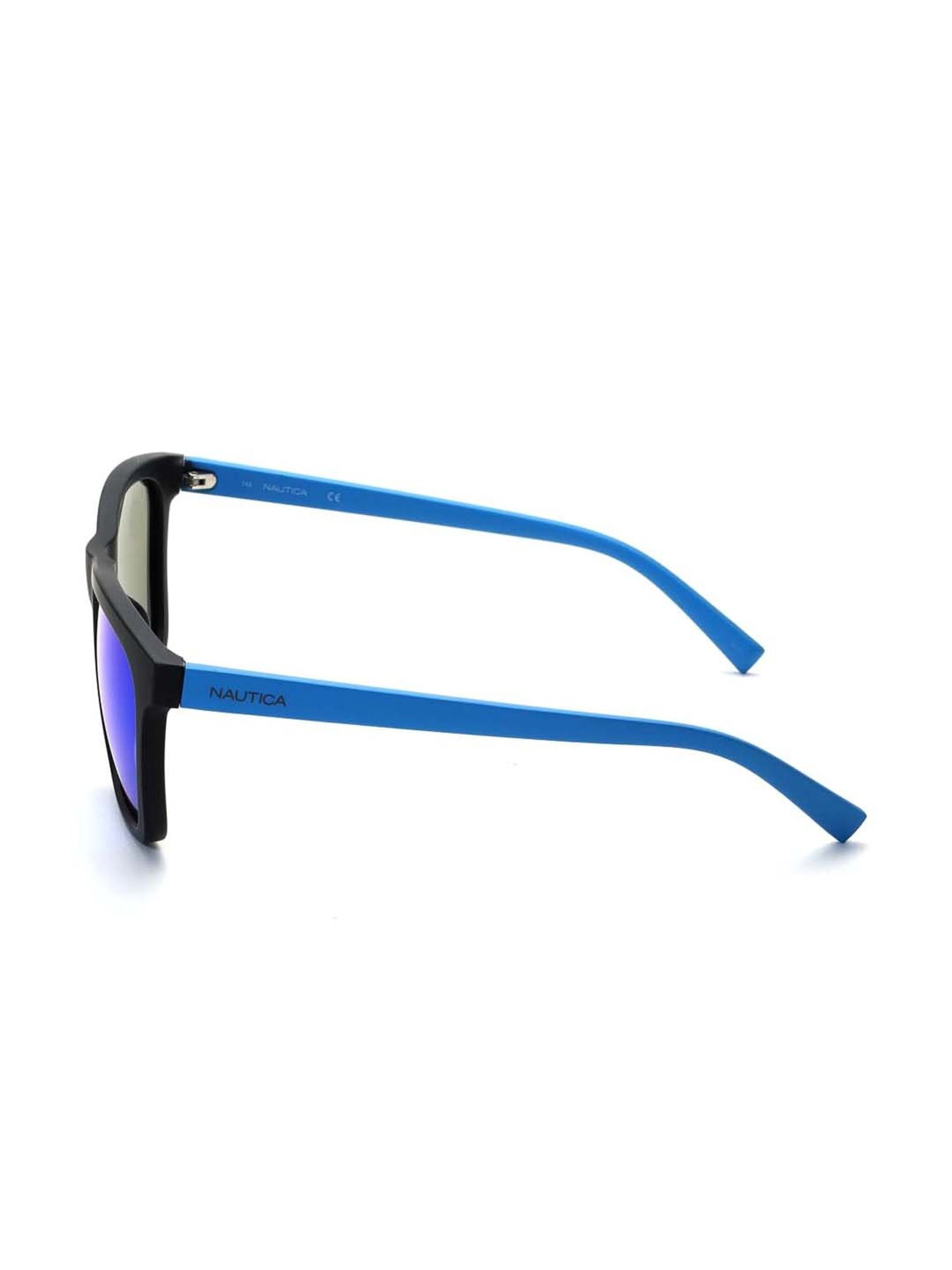 Nautica NA3629P Blue Polarized Wayfarer