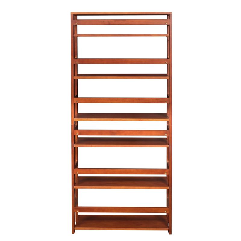 67" Cakewalk High Folding Bookcase Cherry - Regency