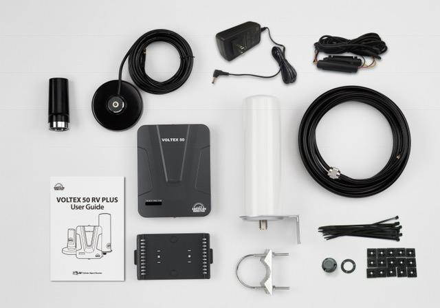 American Booster VOLTEX 50 RV Plus -  For ALL Carriers in the U.S. and Canada - Enhances 4G LTE Voice & Data Coverage on the go