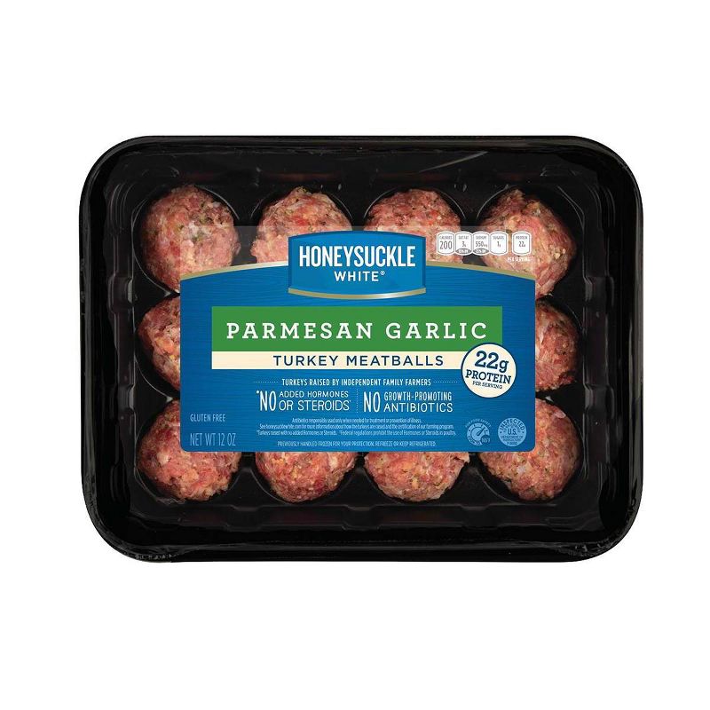 Honeysuckle White Parmesan Garlic Turkey Meatballs - 12oz/12ct