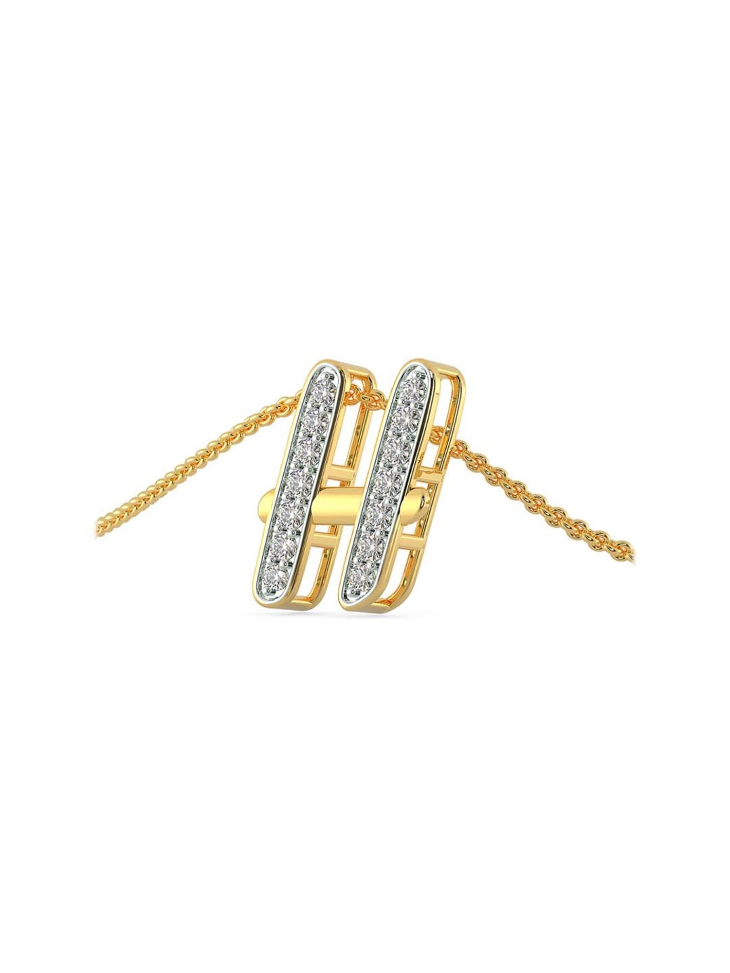 CKC Sacred Rudraksha Gold Pendant: Single Loop Elegance