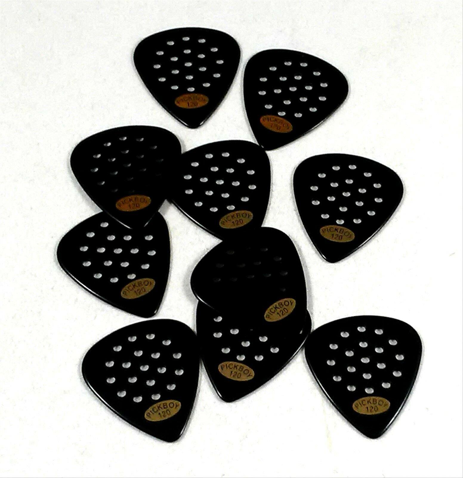 pickboy posagrip, black, cellulose, 1.20mm, 10 picks