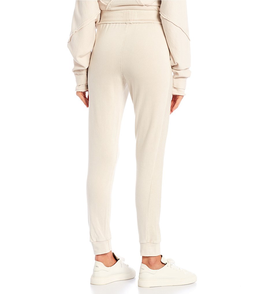 Angie High Rise Stripe Cargo Jogger Pants