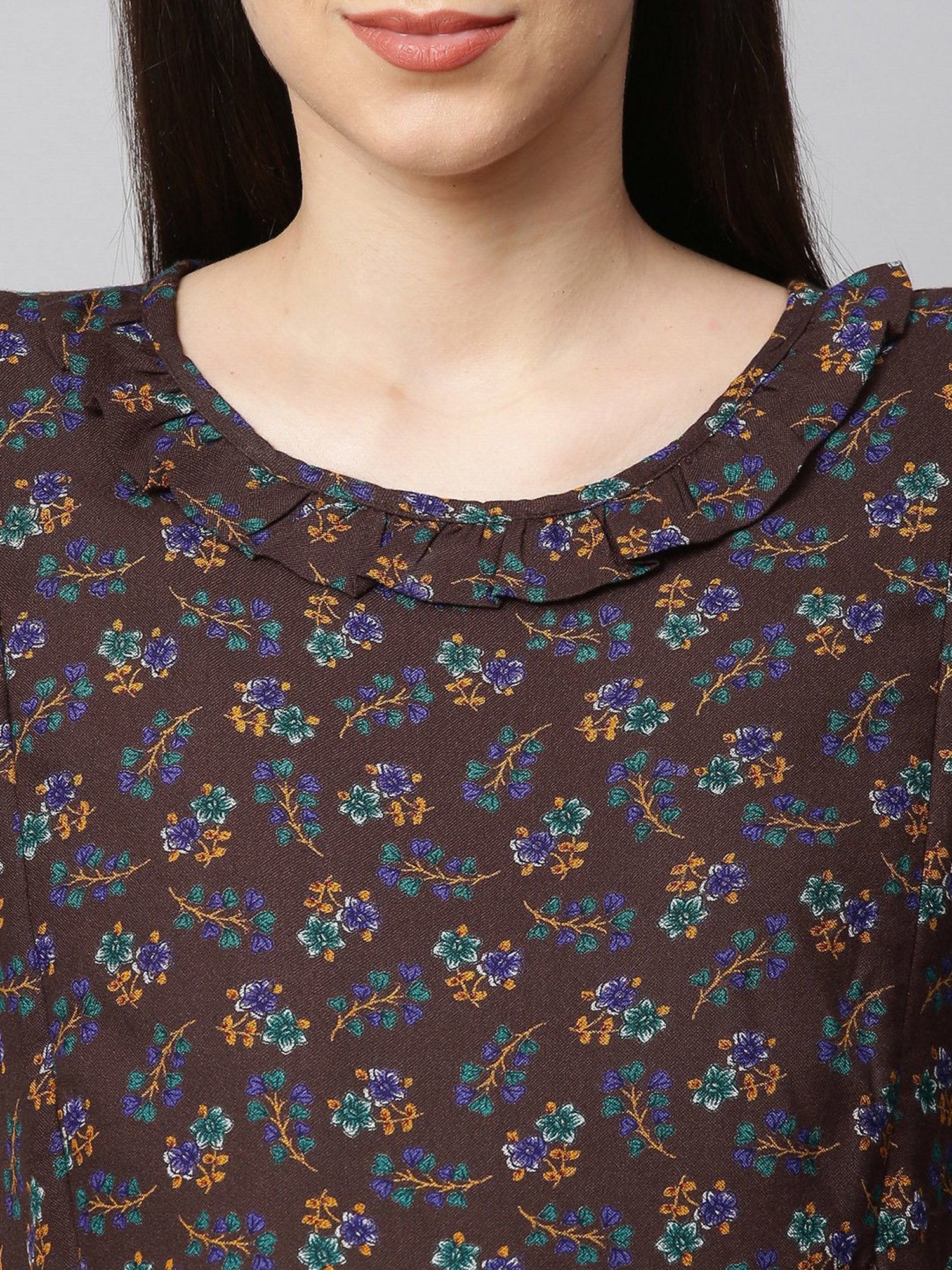 Clovia Yellow & Pink Graphic Print Maternity Top With Pyjamas