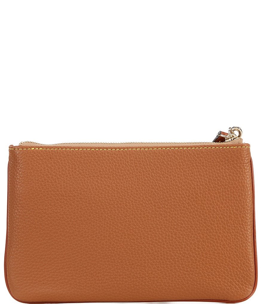 Dooney & Bourke Pebble Collection Large Leather Zippered Wristlet