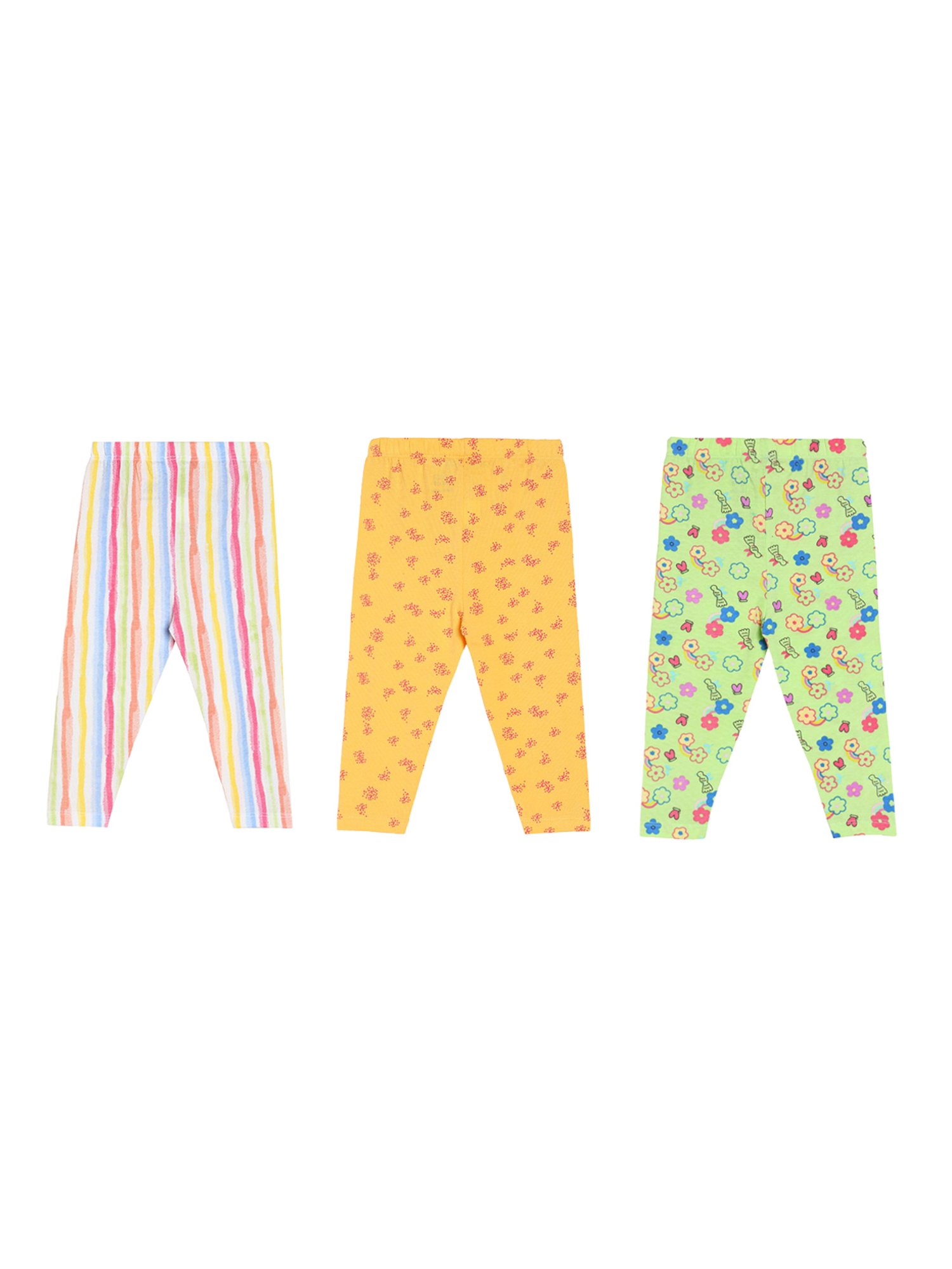 Nino Bambino Kids Multicolor Printed Leggings