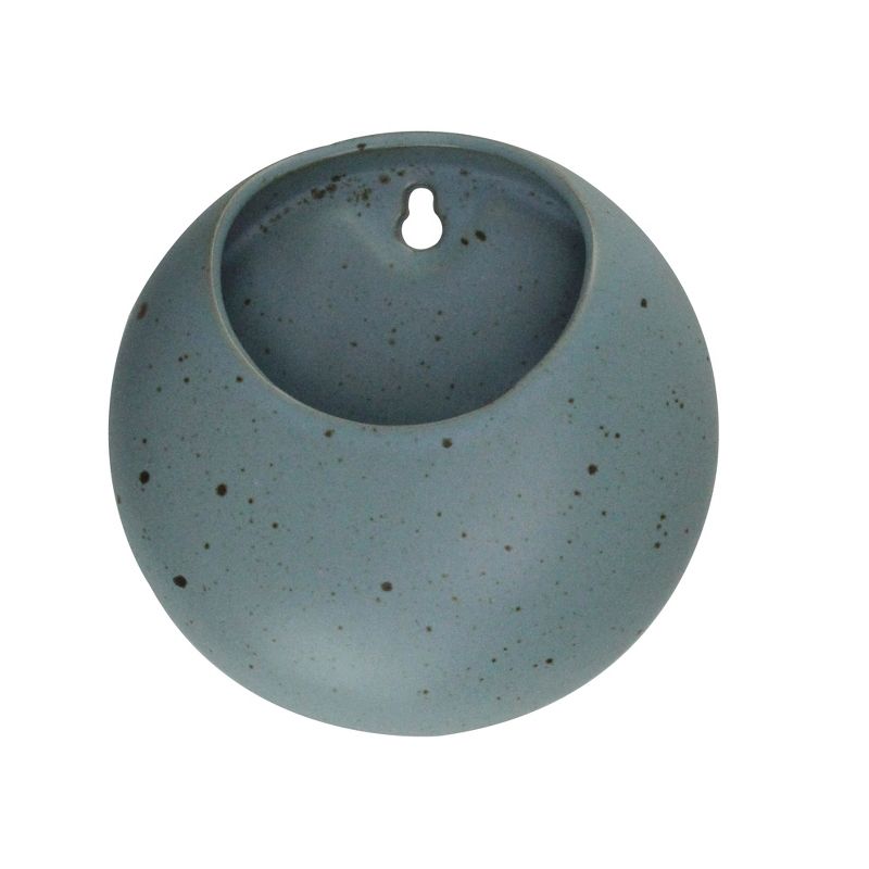 Napco 6" Contemporary Indoor Wall Pocket Planter - Blue