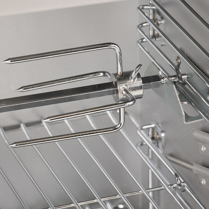 Masterbuilt MB20090719 MES 400 Series Smoker Grill BBQ Accessory Rotisserie Kit with 2 Meat Claws, 1 Regular Spit Rod, and 1 Long Spit Rod