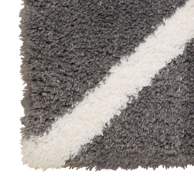 7'10"x10'2" Carmela Rug Dark Gray/Ivory - SoHome