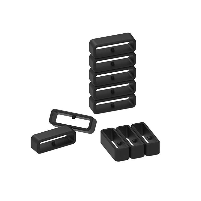 Replacement Band Keeper for Garmin Fenix 6 Instinct Silicone BandsPack of 11Compatible with Fenix 5 Fenix Chronos Fastener Ring Security Loop