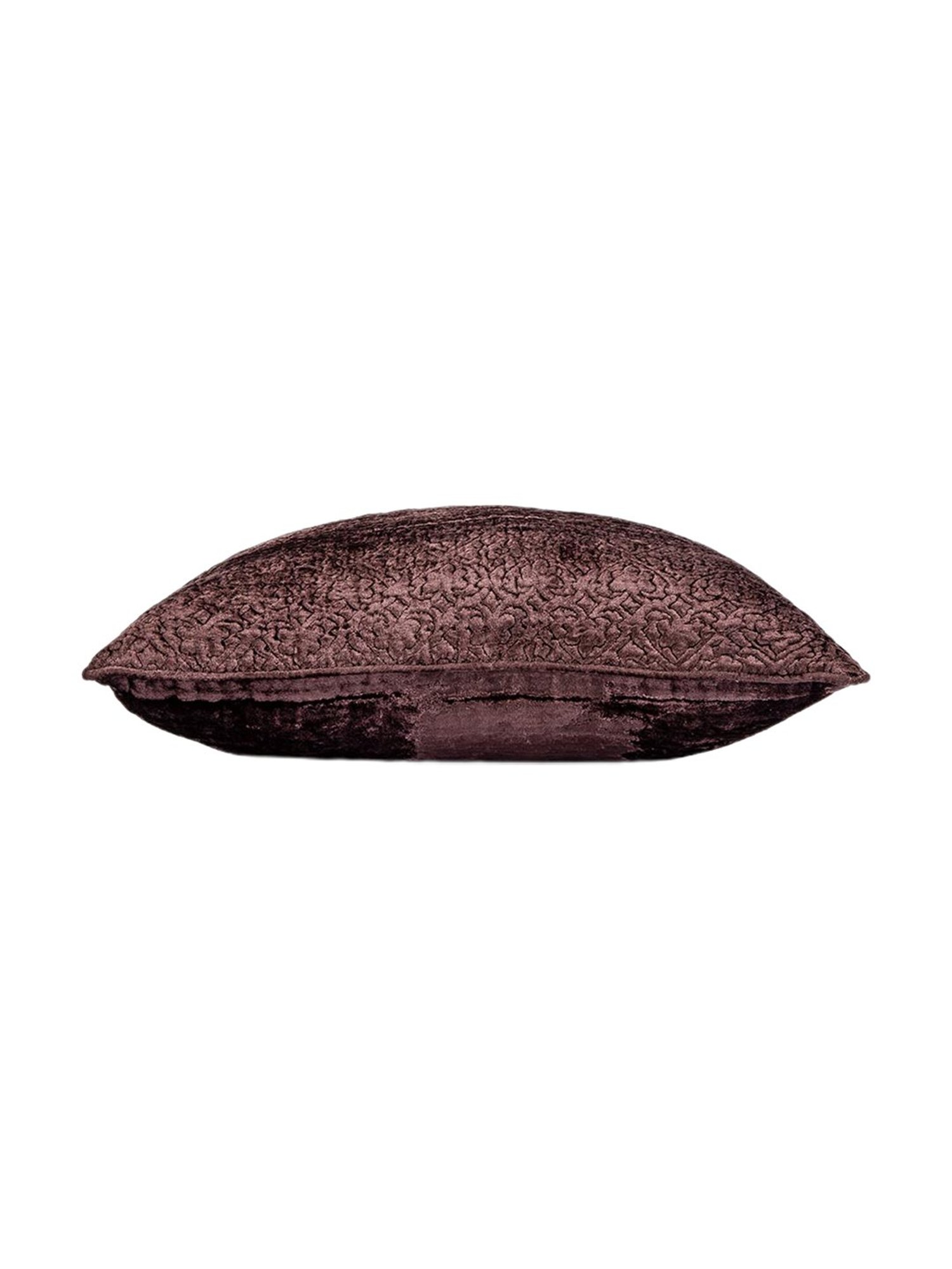 Home4U Brown Velvet Cushion Cover