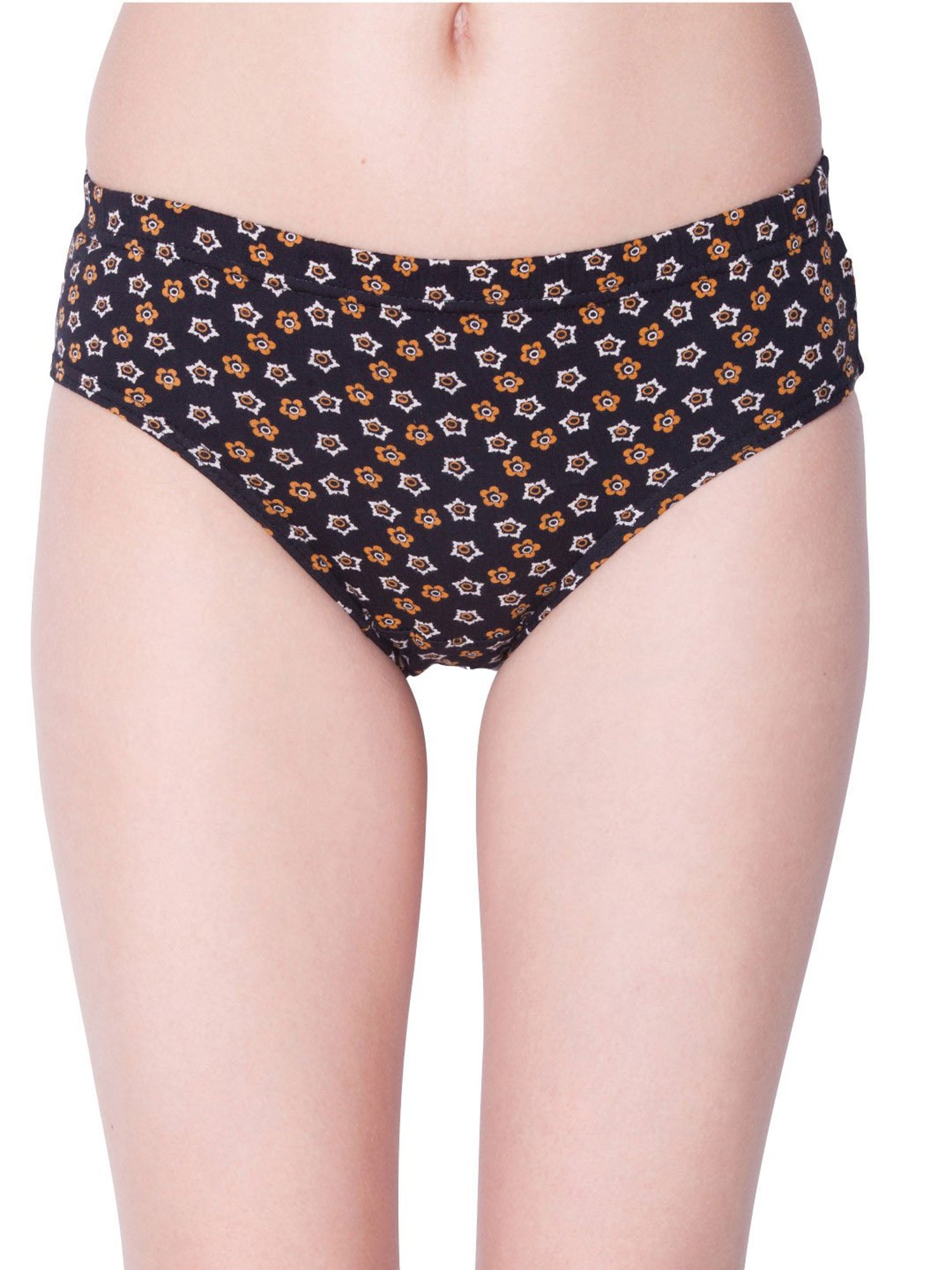 Dollar Missy Multicolor Printed Hipster Panty (Pack  of 4)