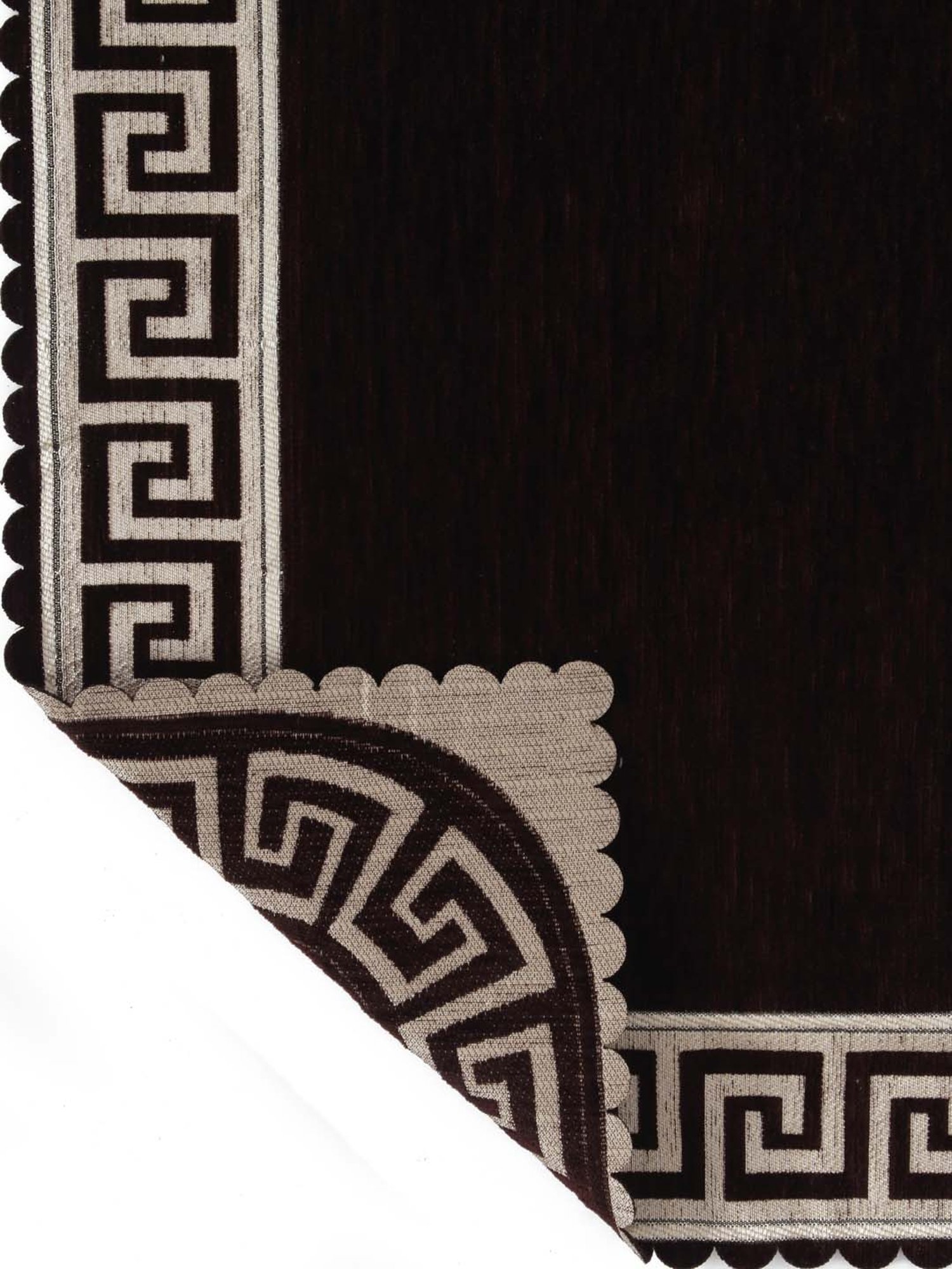 MODERN HOMES White Cotton Hand-Knotted Curtain Ropes - Set of 2