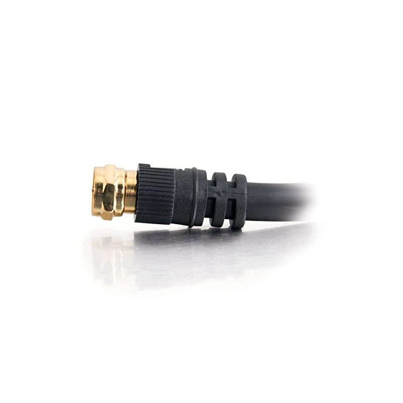 29137 Value Series FType RG6 Coaxial Video Cable Black 100 Feet 3048 Meters