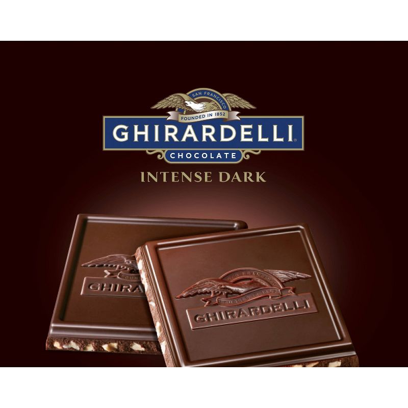 Ghirardelli Intense Dark Chocolate w/ Sea Salt and Roasted Almond Bar - 3.5oz