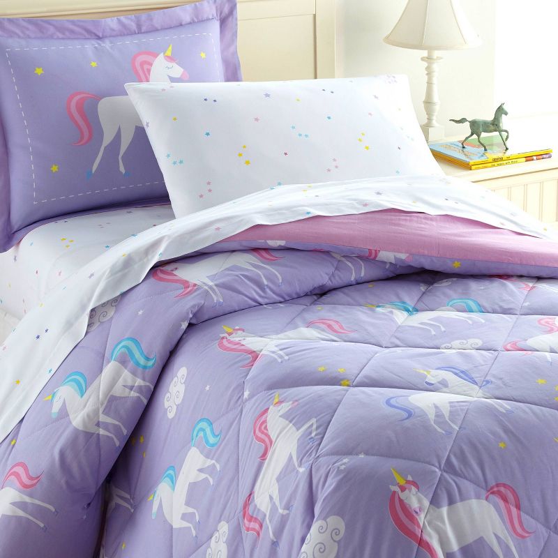 7pc Full Unicorn Cotton Bed in a Bag - WildKin