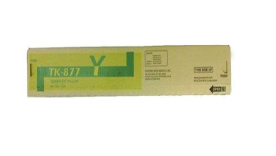 Kyocera TK-877Y Yellow Toner Cartridge