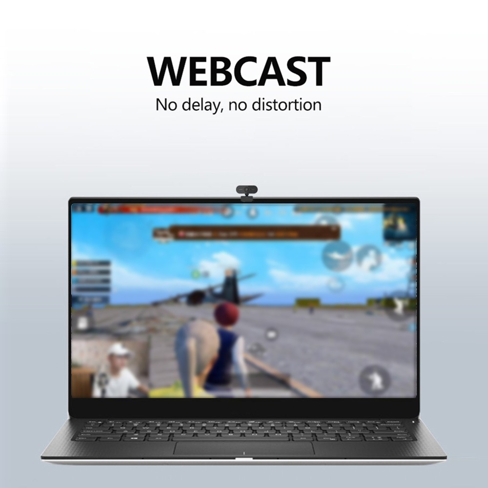 1080P 2MP HD Webcam 30fps Camera Noise-reduction Microphone Web Cam HD Laptop Computer Camera USB Plug & Play for Laptop Desktop