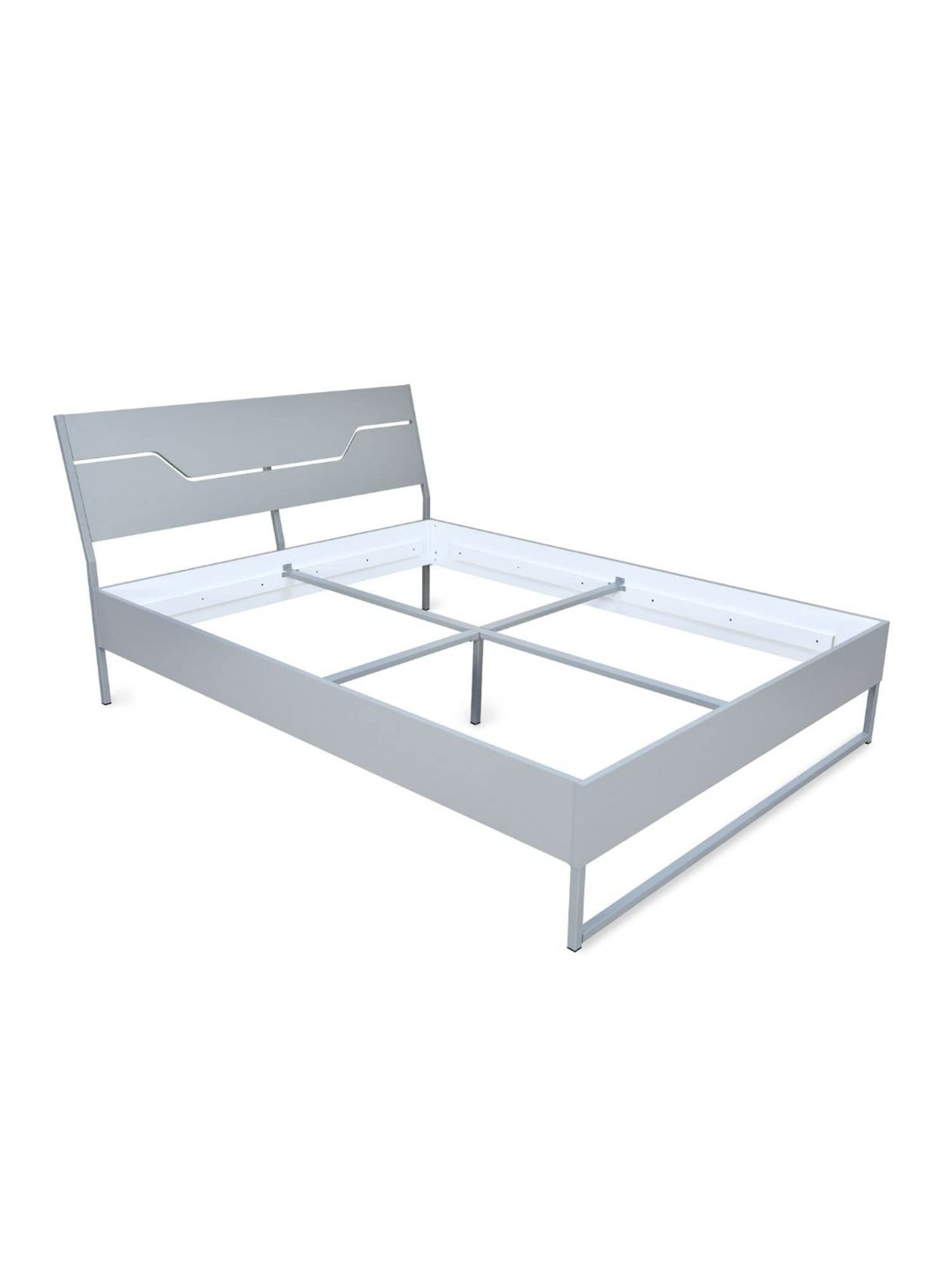 Doctor Dreams by Nilkamal Grey Metal Queen Grande Bed