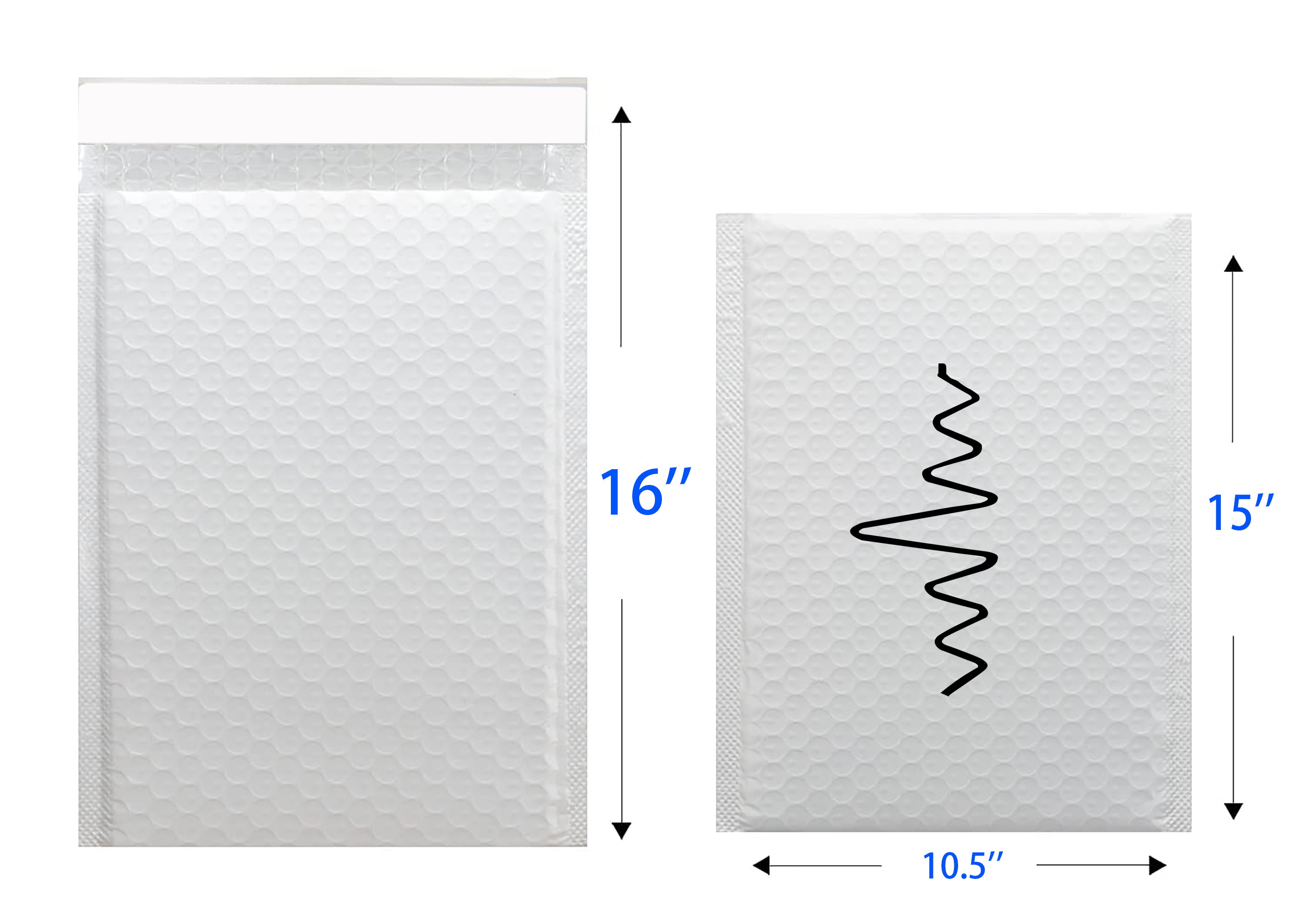 RHINO #5 10.5*16"  Bubble Mailers Padded Envelope 3pcs
