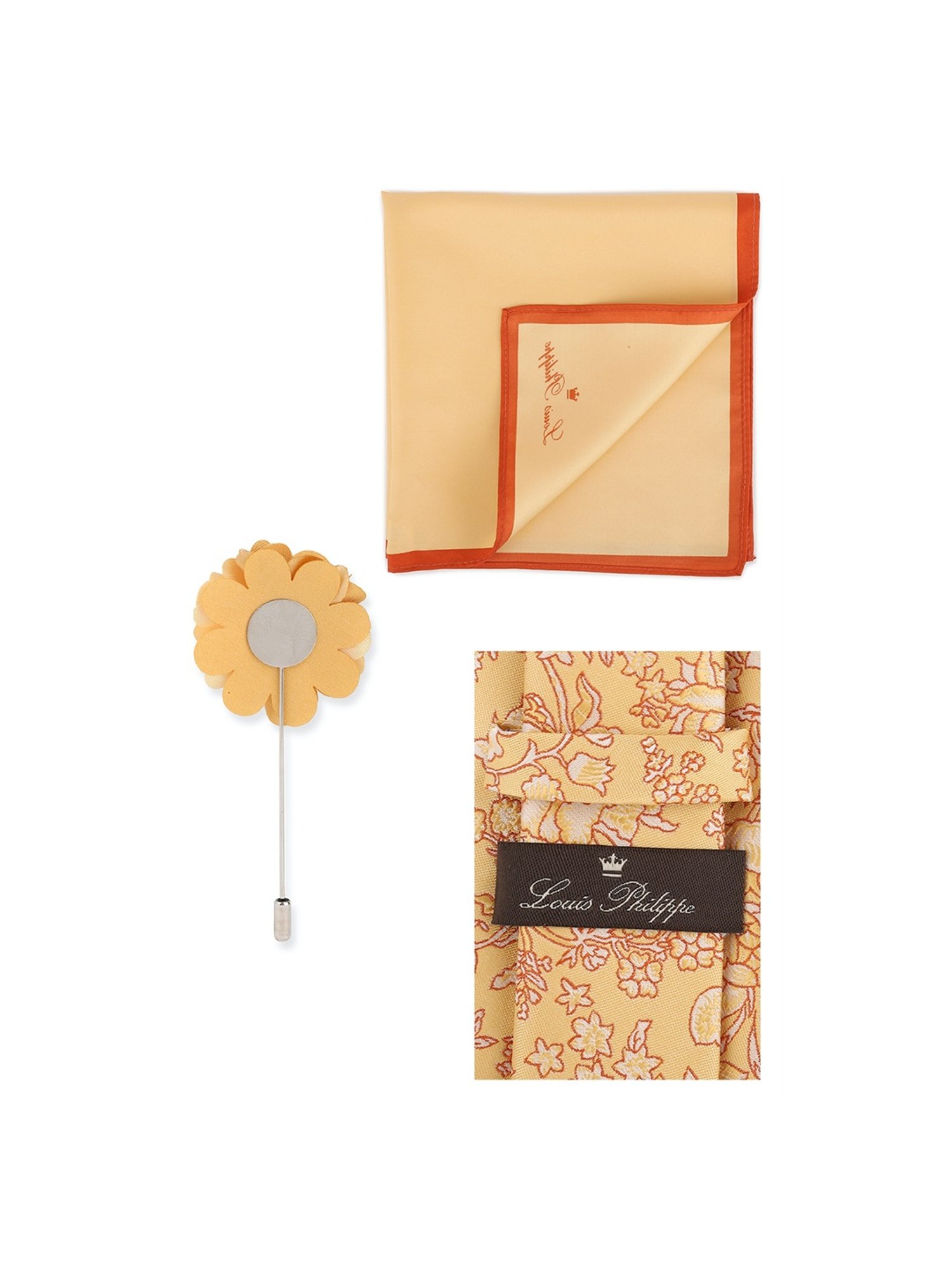 CHOKORE Red and Yellow Checks Tie