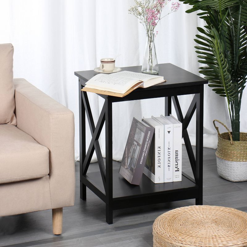 Univo End Table Black - Proman Products