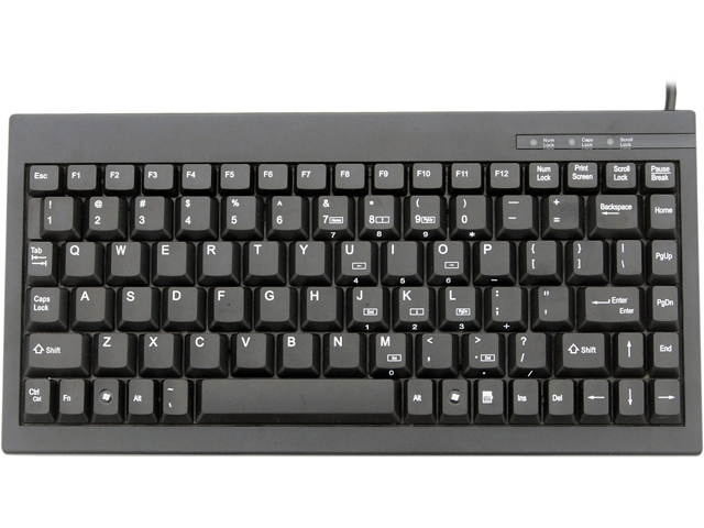SOLIDTEK MINI-KEYBOARD, USB, BLACK, FRENCH CANADIAN LAYOUT