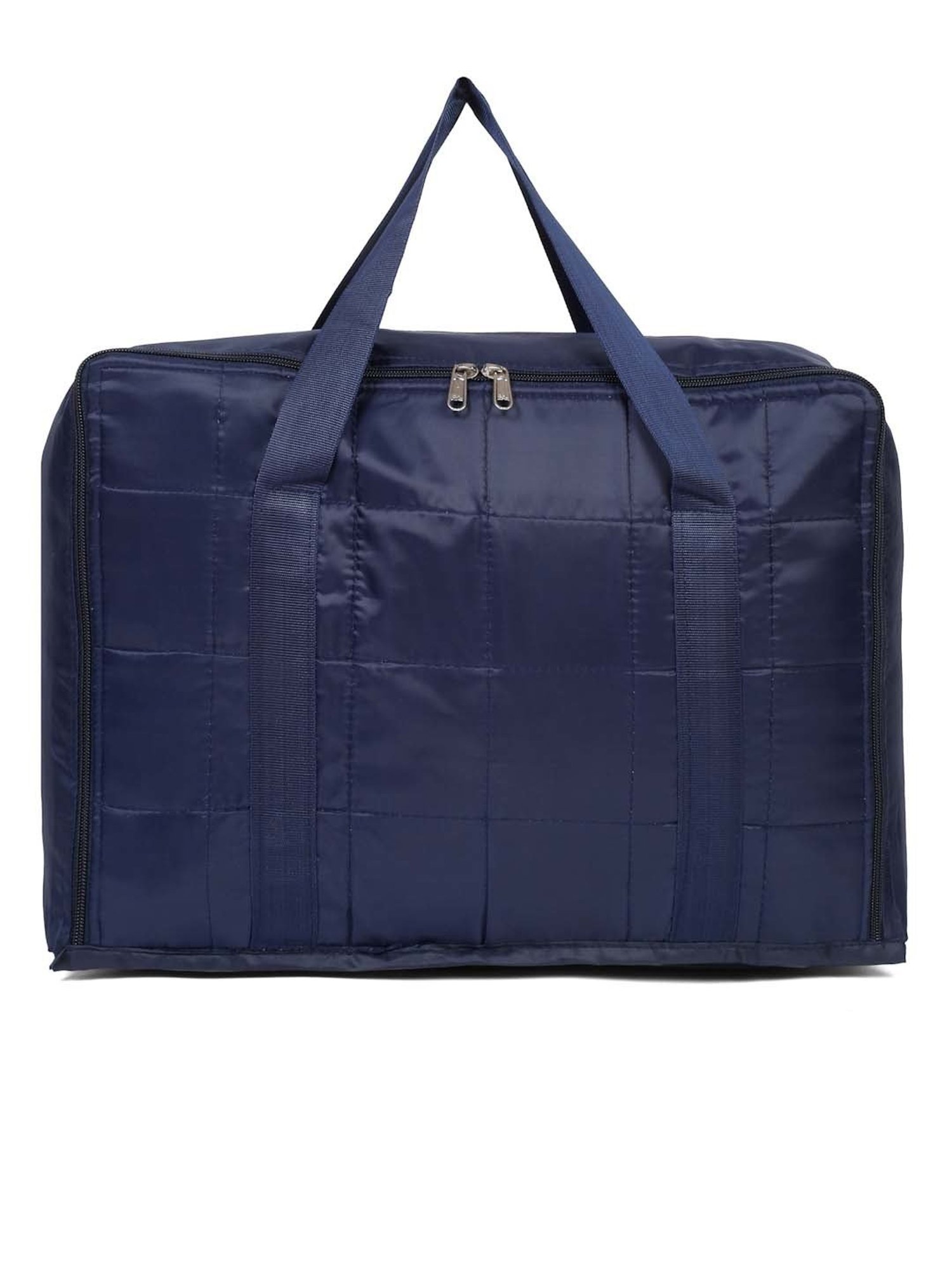 HOSTA HOMES Blue Pvc Parachute Material Zipper Bag