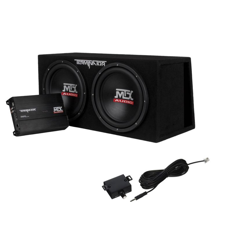 Monoprice SSW-10 Powered Slim 10 Inch Subwoofer - Black | 150 Watt, Low Profile, Powerful Amp, Low pass