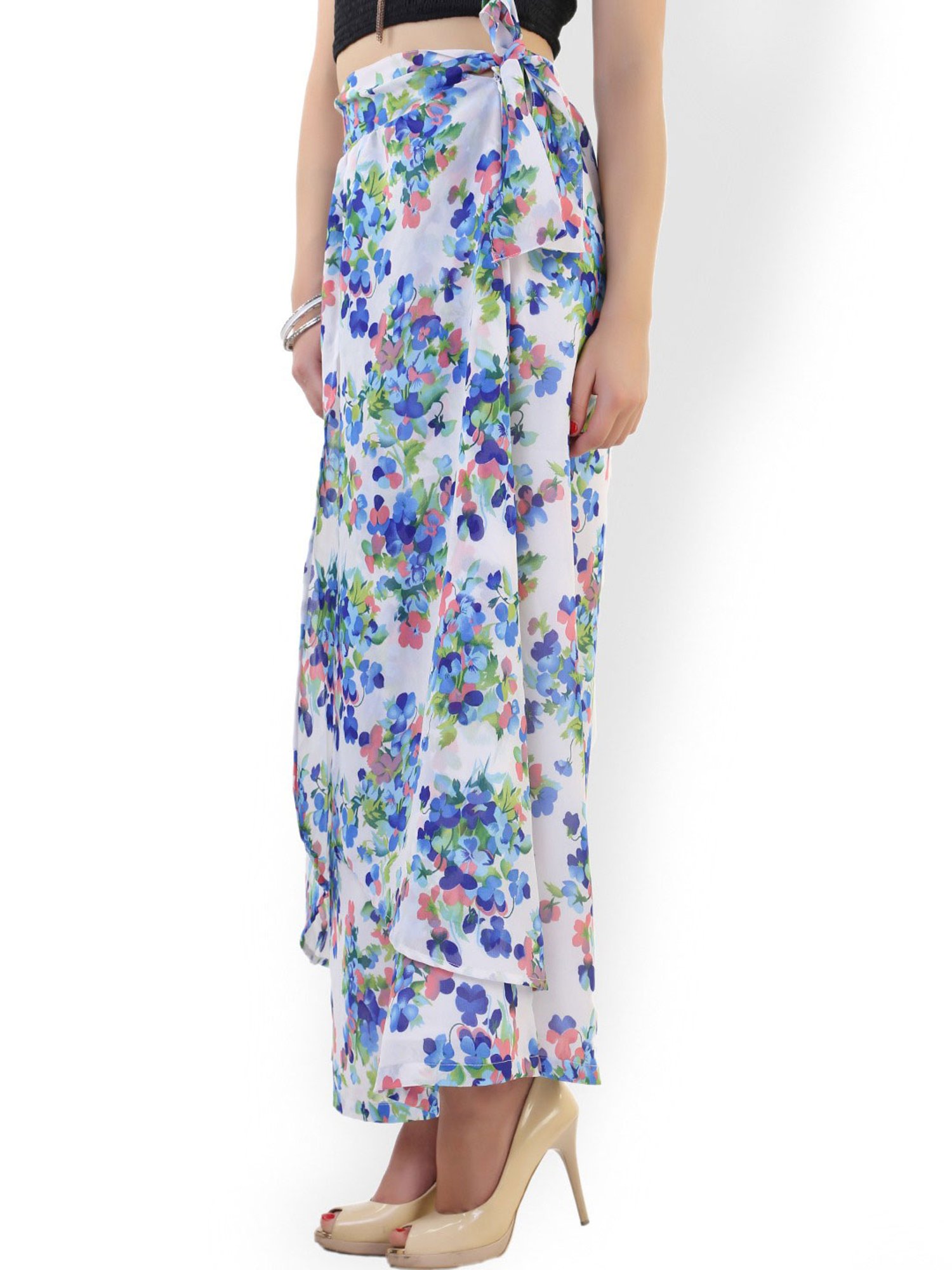 Belle Fille Multicolor Printed Skirt