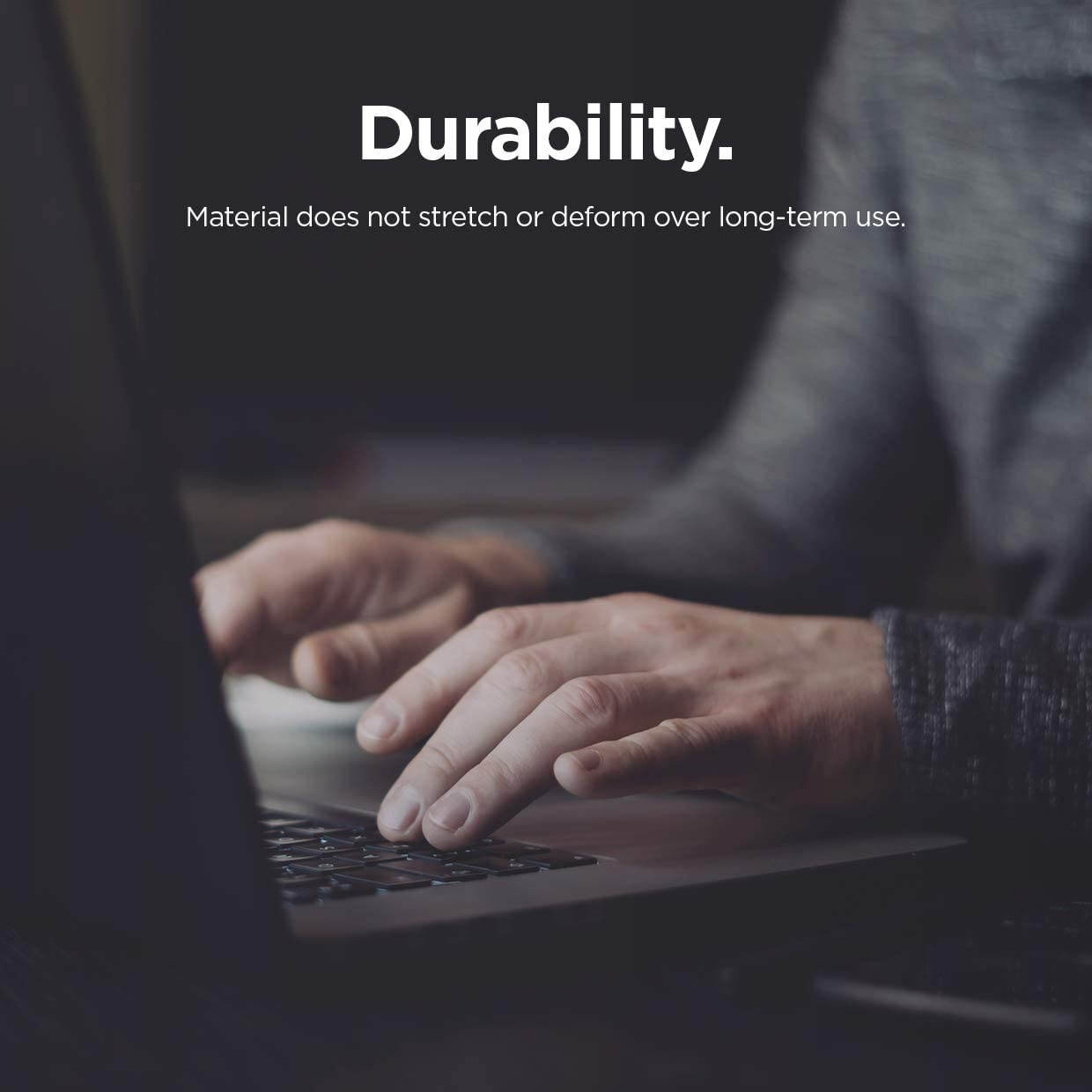 elago Ultra Thin Keyboard Skin for MacBook Pro 16" with Touch Bar and Touch ID [Version 2020] [A2141] (Transparent)